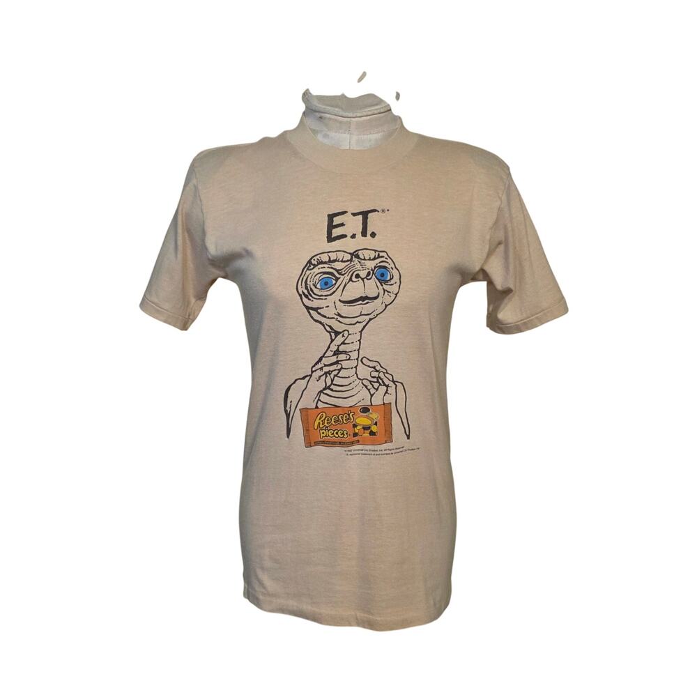1982 E.T. REESES PIECES T-SHIRT Single Stitch Size Medium extraterestrial